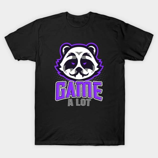 Panda Game A Lot Esport Logo Gamer T-Shirt by Foxxy Merch